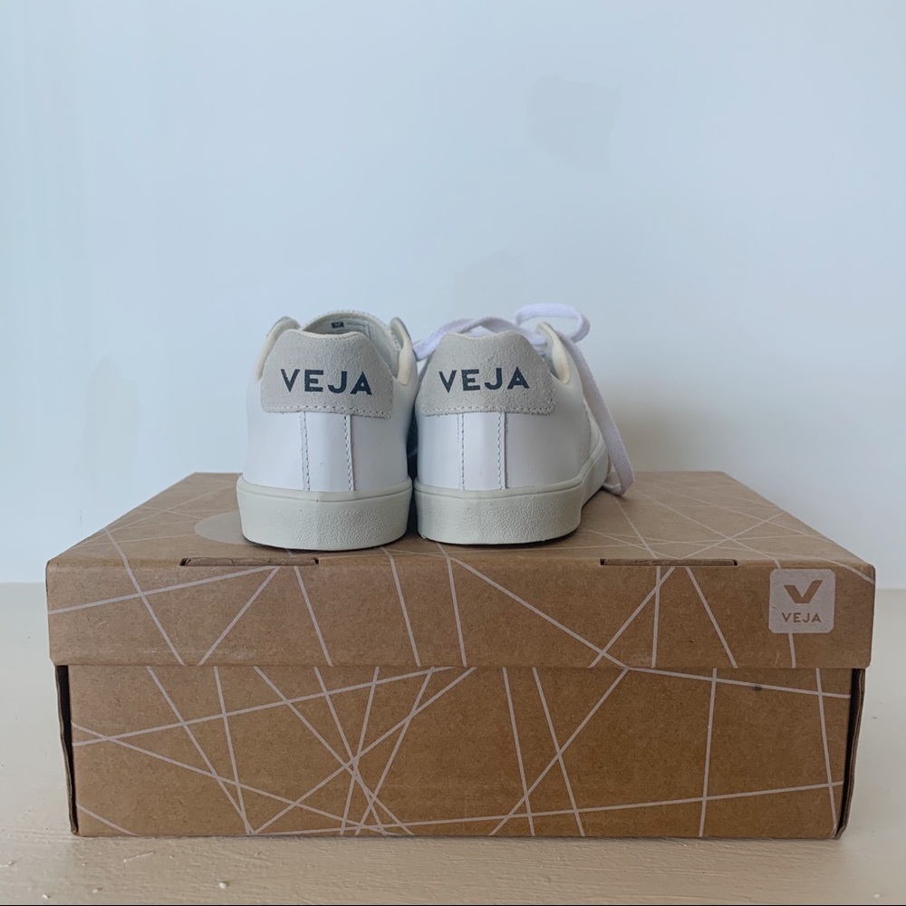 Veja esplar leather white sneakers